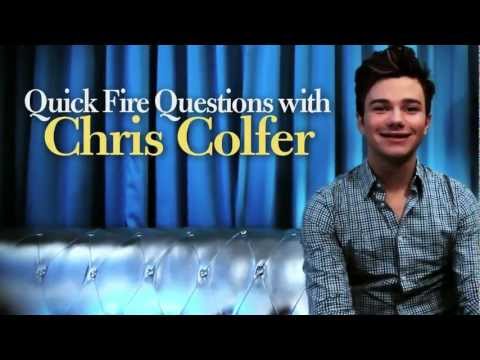Quick Fire Questions with author Chris Colfer