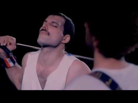 Freddie Mercury and his microphone - Show Must Go On