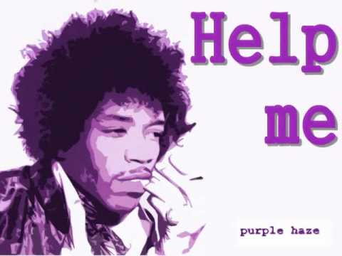 Jimi Hendrix- Purple Haze (with lyrics)
