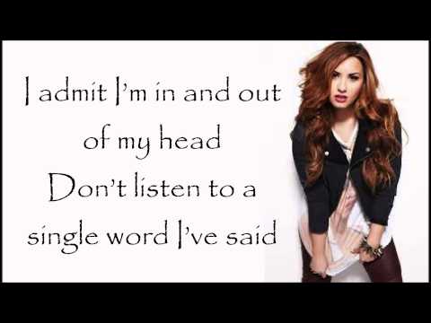 Demi Lovato- I Hate You Don't Leave me [Lyric Video]