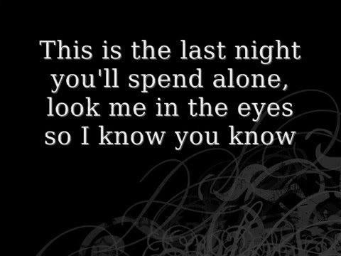 Skillet- The Last Night-Lyrics