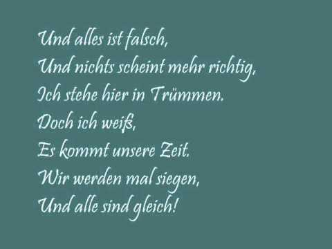 Panik - Unsere Zeit (+ lyrics)